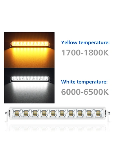 White and Yellow led light bar